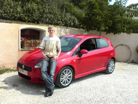 Ma voiture et moi.